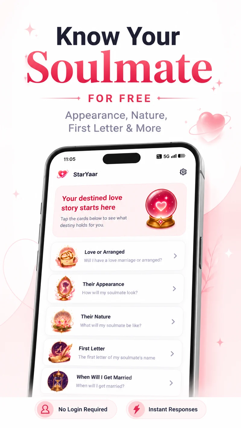 Discover your soulmate screen